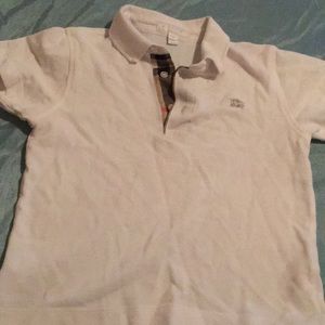 Burberry polo collar kid shirt